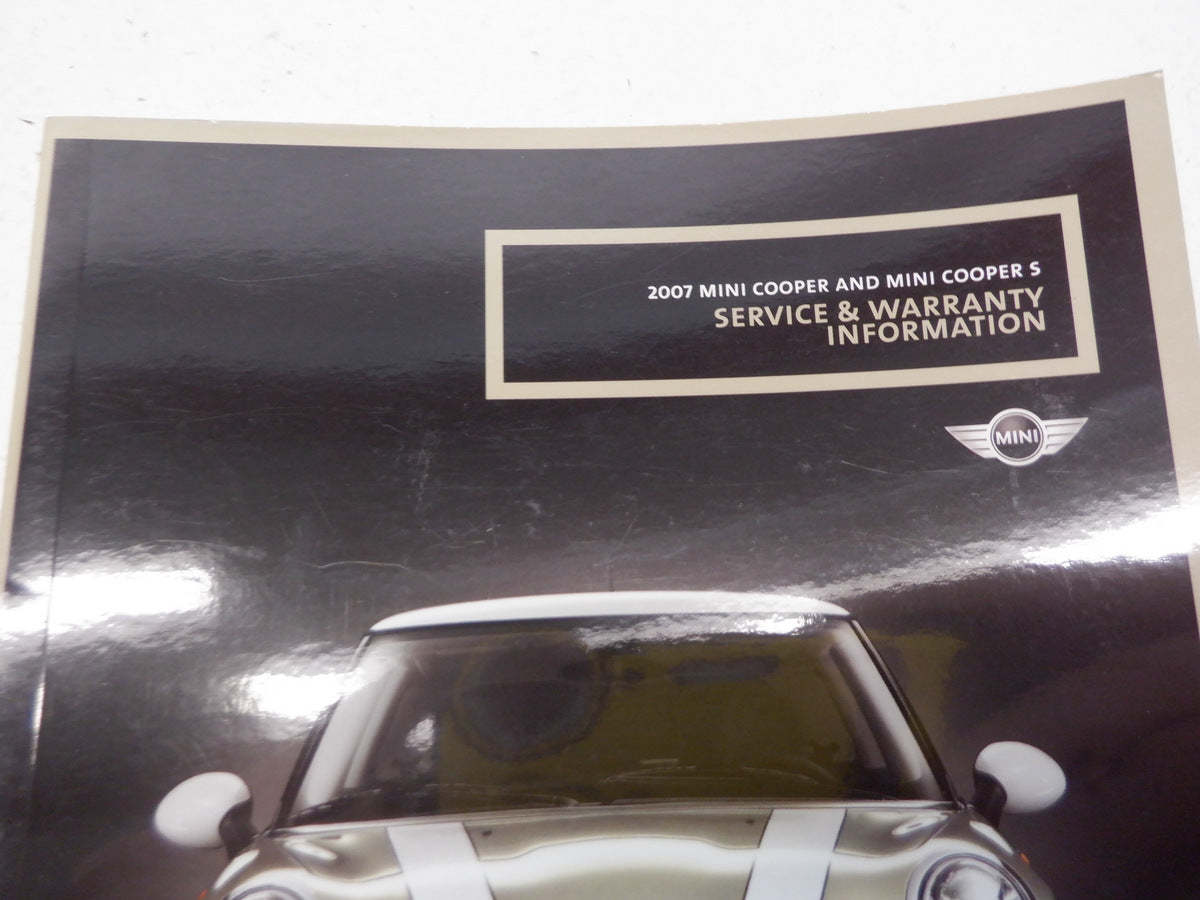 2007 Mini Cooper Owner's Manual/Technical Literature & Case 01410013326 R56 274