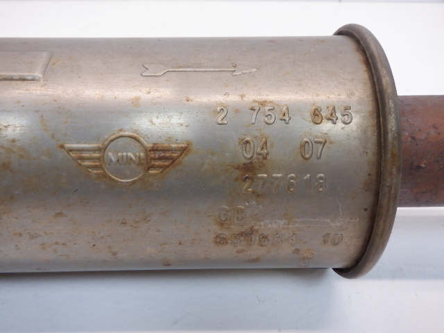 Mini Cooper S Exhaust Front Muffler and Flex Pipe N14 18307604565 07-08 R56 R55
