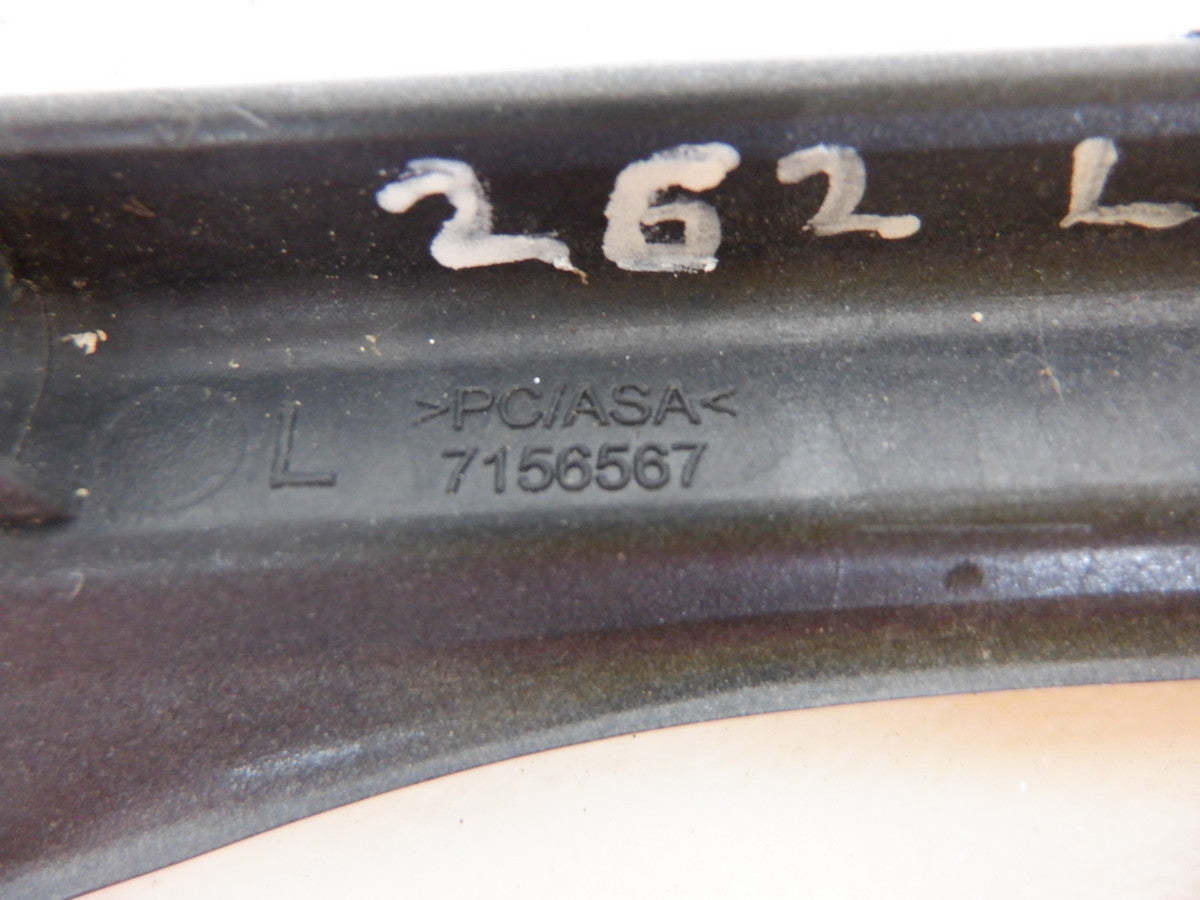 Mini Cooper Convertible Rear Lower Hinge Cover Pair Cool Blue 05-08 R52 262