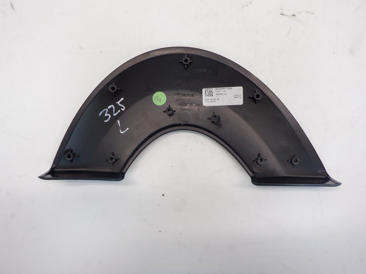 Mini Cooper Door Panels Polar Beige/Piano Black w/ Chrome Grille 07-15 R5x 325