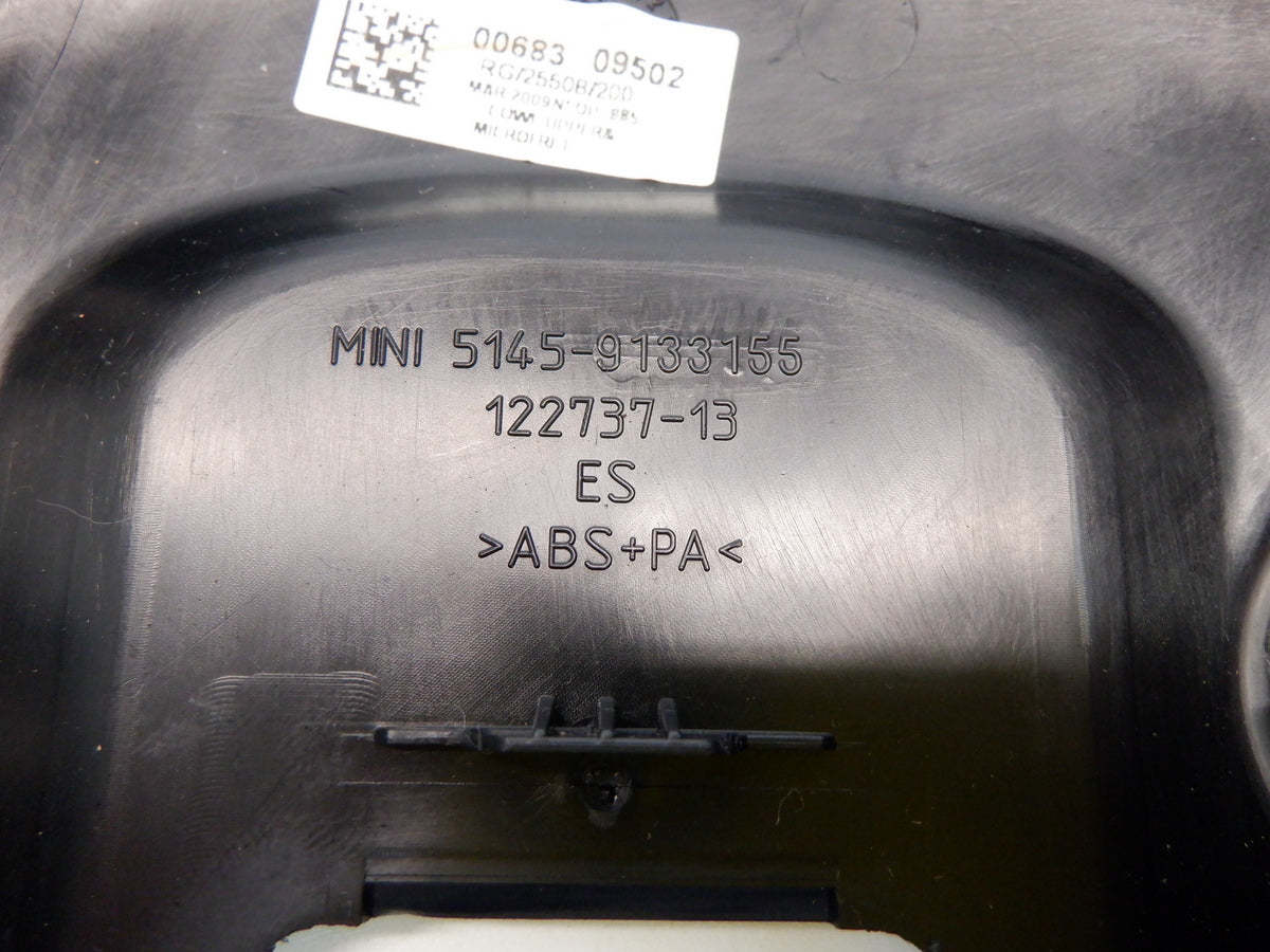 Mini Cooper Upper Steering Column Trim 51442758451 09-15 R57 R58 R59