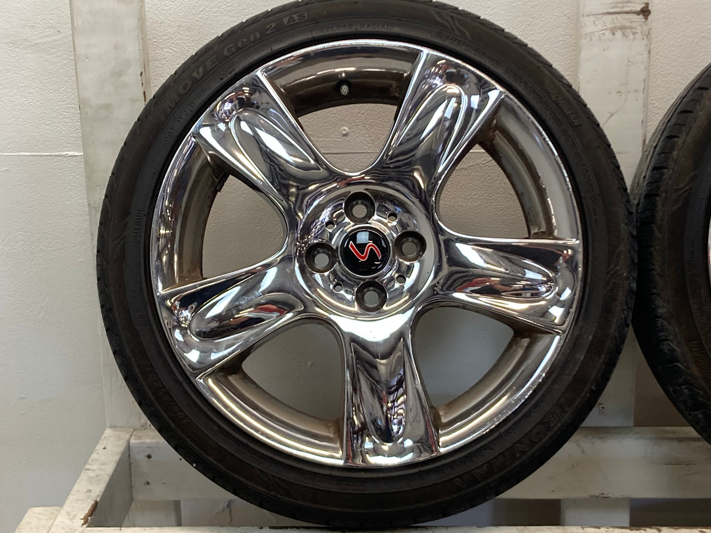 Mini Cooper Chrome 5-Star Spoke Wheels R91 36116763299 02-15 R5x 419