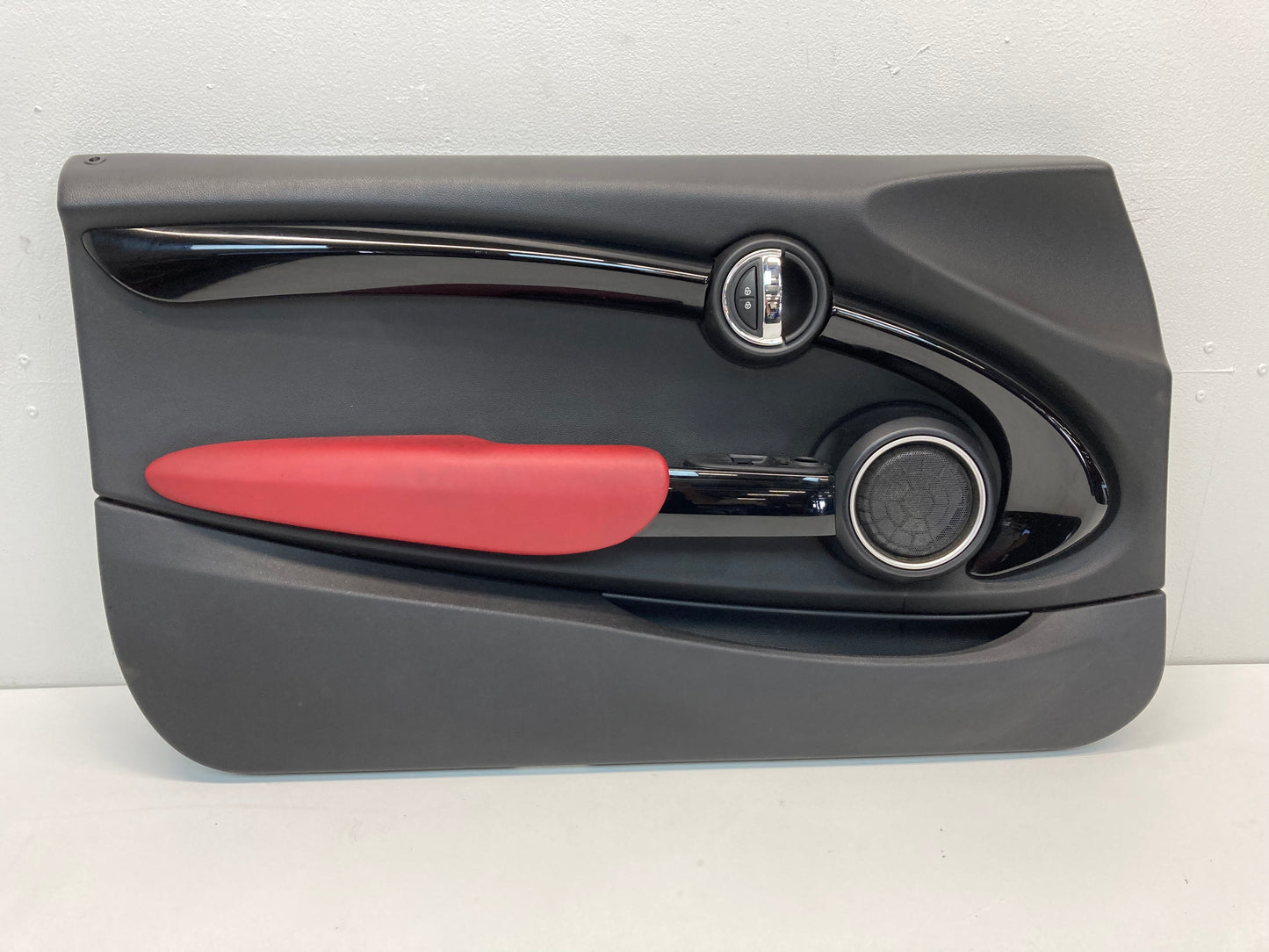 Mini Cooper Front Door Panels Carbon Black, Glowing Red 2014-2019 F56 F57 390