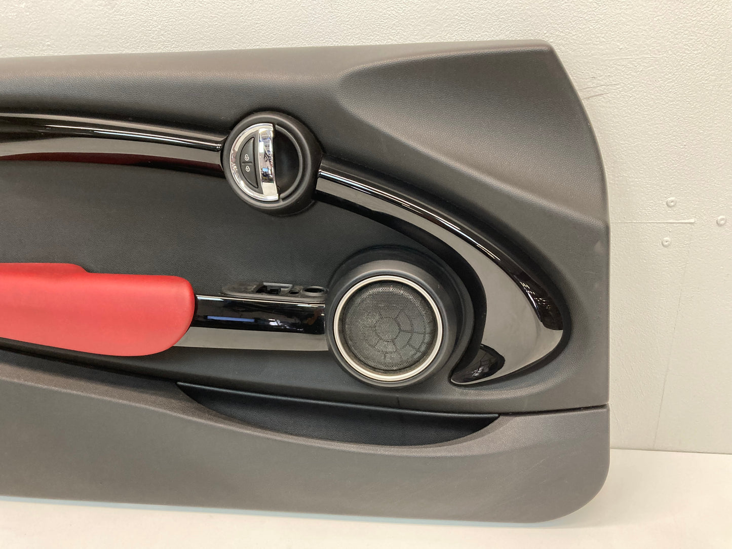 Mini Cooper Front Door Panels Carbon Black, Glowing Red 2014-2019 F56 F57 390