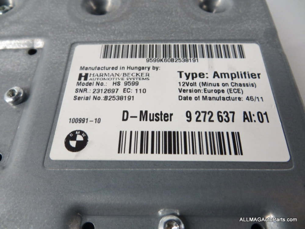 Mini Cooper Amplifier Harman Kardon 65129272637 09-15 R57 R58 R59 R60 R61