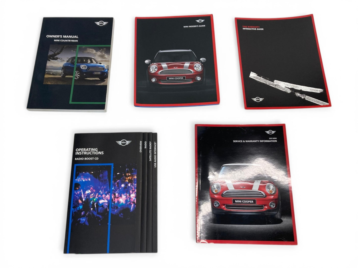 2011 Mini Cooper Owner's Manual/Technical Literature & Case 01402607549 R60 534