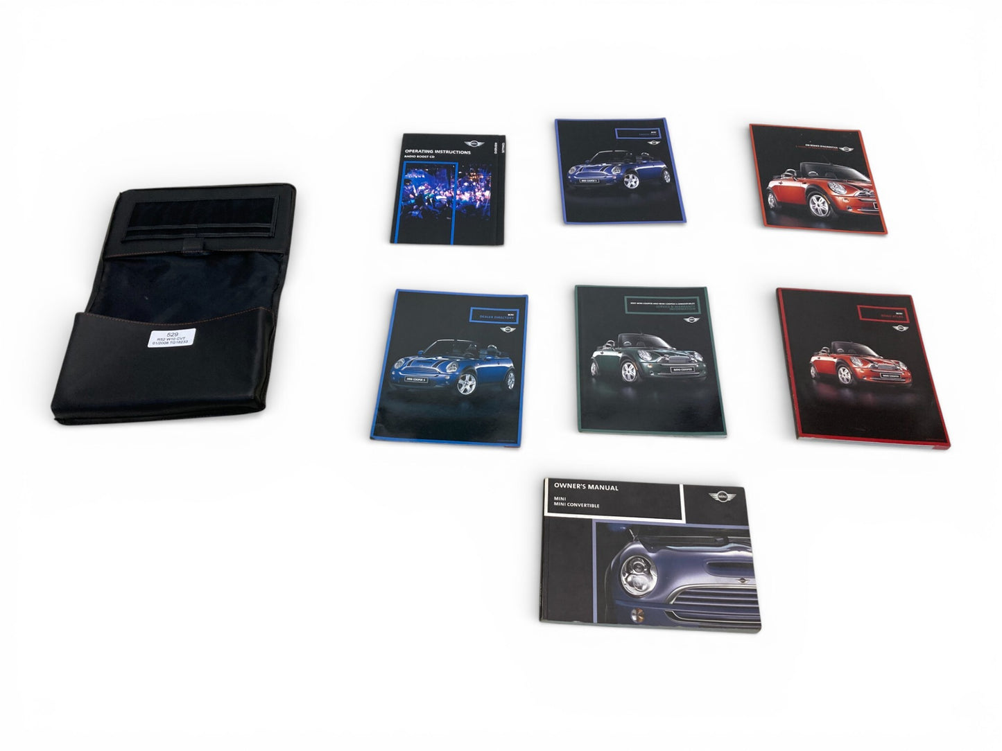 2008 Mini Cooper Owner's Manual/Technical Literature & Case 01402919017 R52 529
