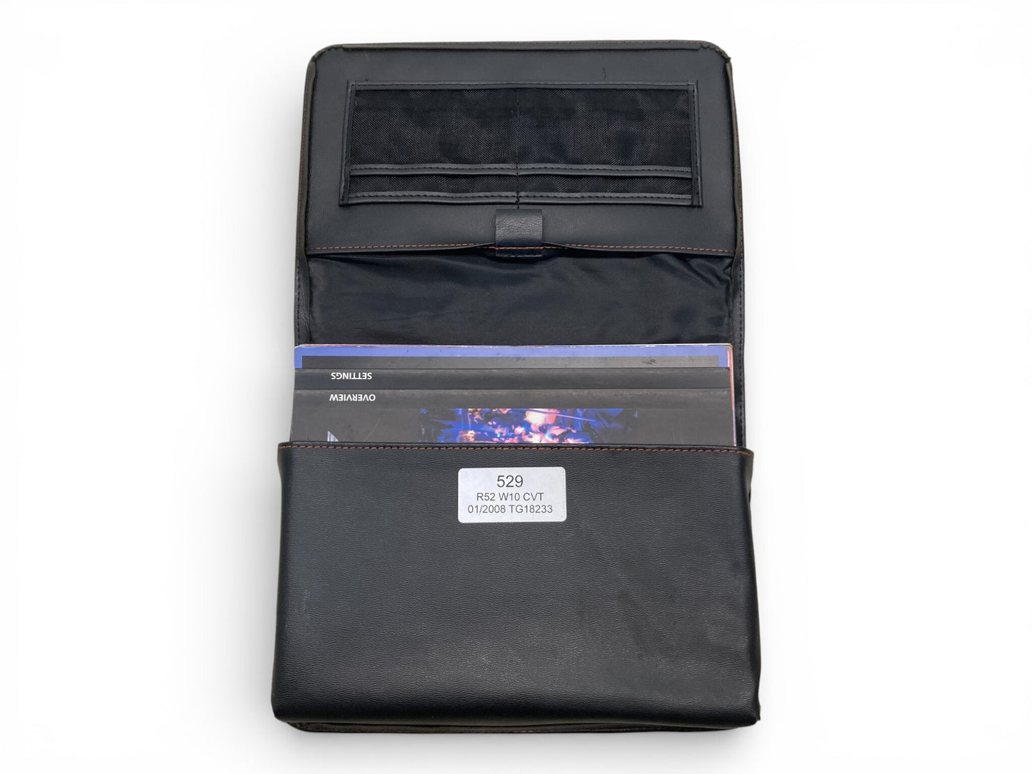 2008 Mini Cooper Owner's Manual/Technical Literature & Case 01402919017 R52 529