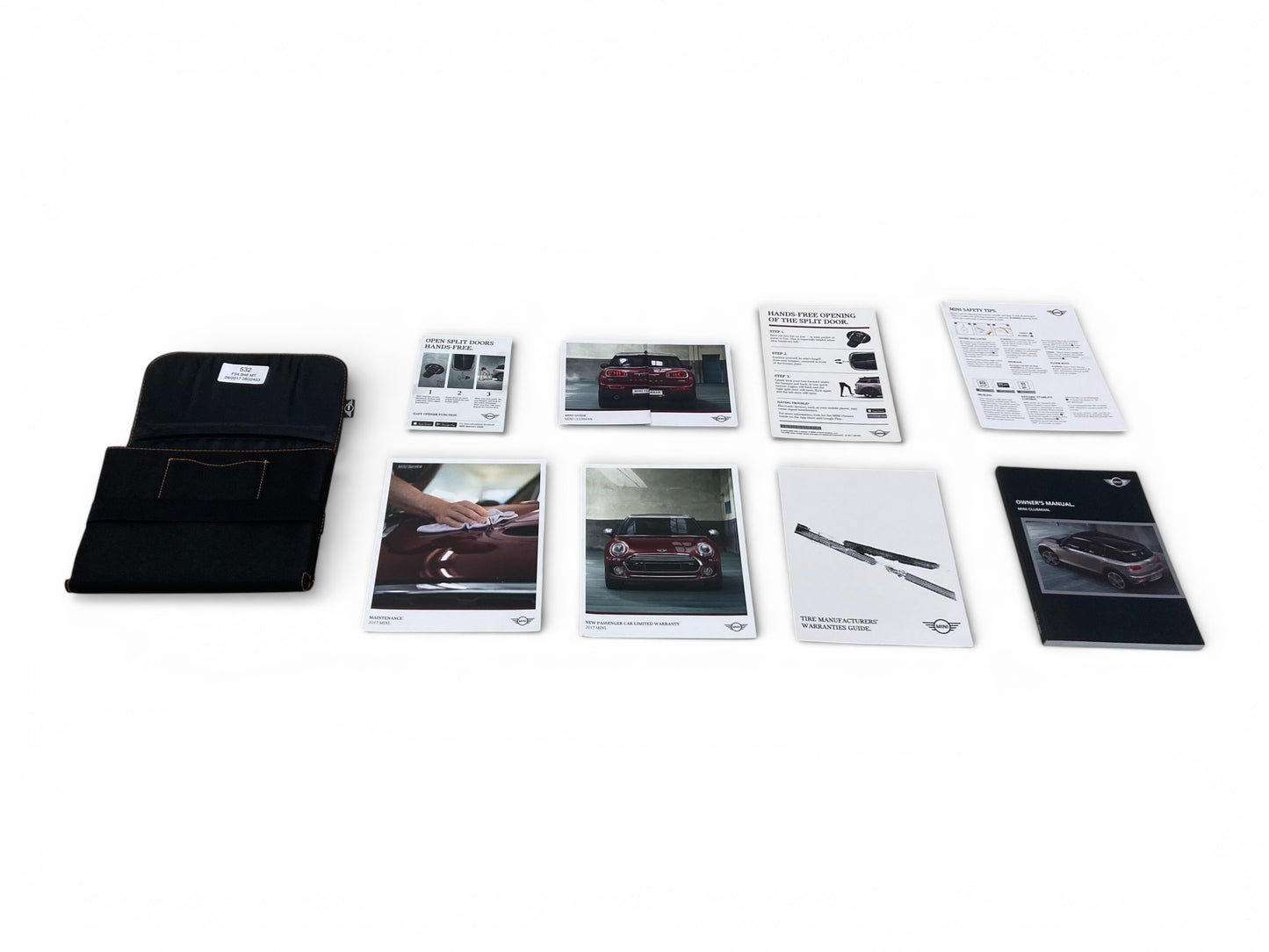 2017 Mini Cooper  Owner's Manual/Technical Literature & Case 01402974810 F54 532