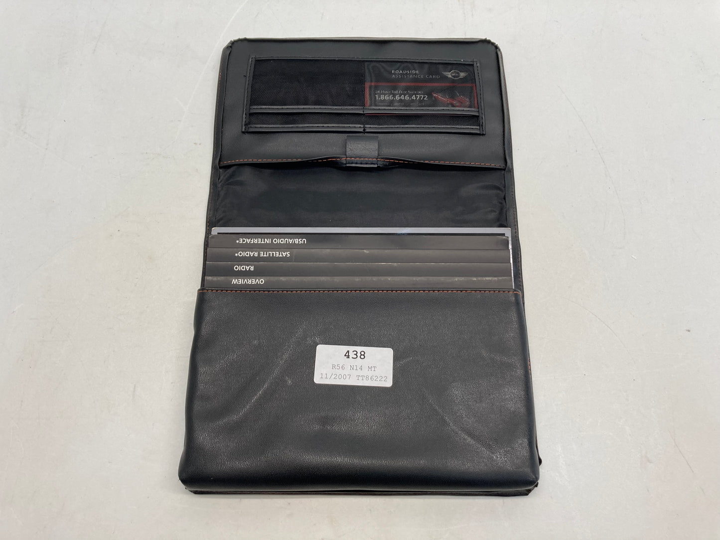 2007 Mini Cooper Owner's Manual/Technical Literature & Case 01410013326 R56 512