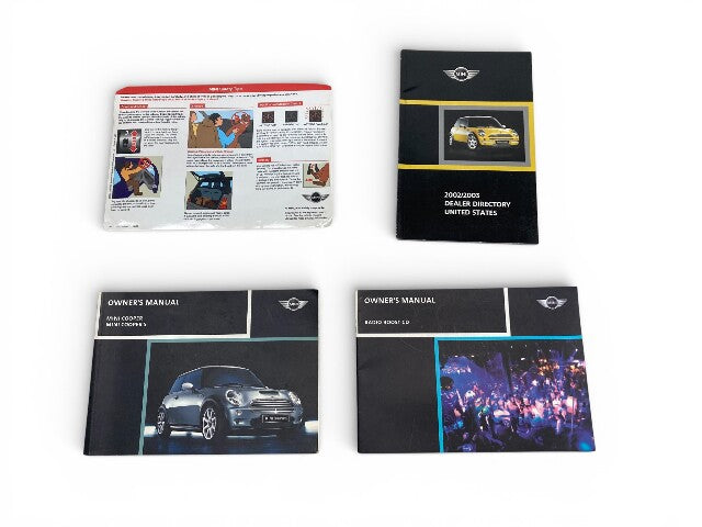 2002 Mini Cooper Owner's Manual/Technical Literature & Case 01410156724 R50 R53 530