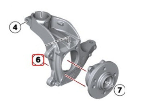 Mini Cooper Front Wheel Hub Hex Bolt Set NEW OEM M10x30 07119904141 2002-2015 R5x