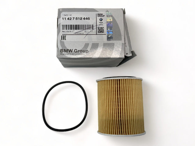 Mini Cooper Engine Oil Filter and O Ring New OEM 11427512446 02-08