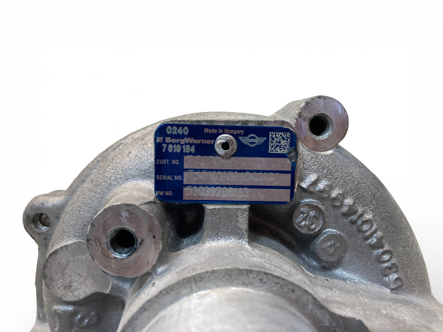 Mini Cooper S N18 Turbocharger 81k Miles 11657595678 2011-2016 R5x R6x 526