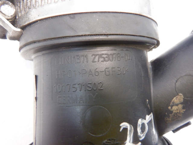 Mini Cooper S JCW Charge Air Line 13712753078 07-10 R5x N14