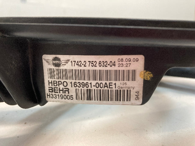 Mini Cooper S JCW Radiator Cooling Fan 350W N14 N18 17422752632 07-15 R5x