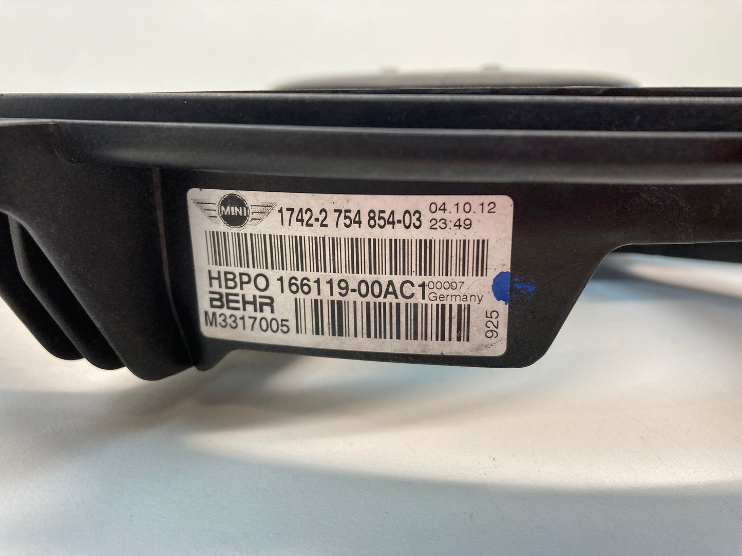 Mini Cooper Radiator Cooling Fan 187W N12 N16 17422754854 07-16 R5x R6x