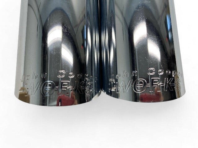 Mini Cooper JCW Tuning Kit Exhaust Tips New OEM 18107556986 05-08 R52 R53