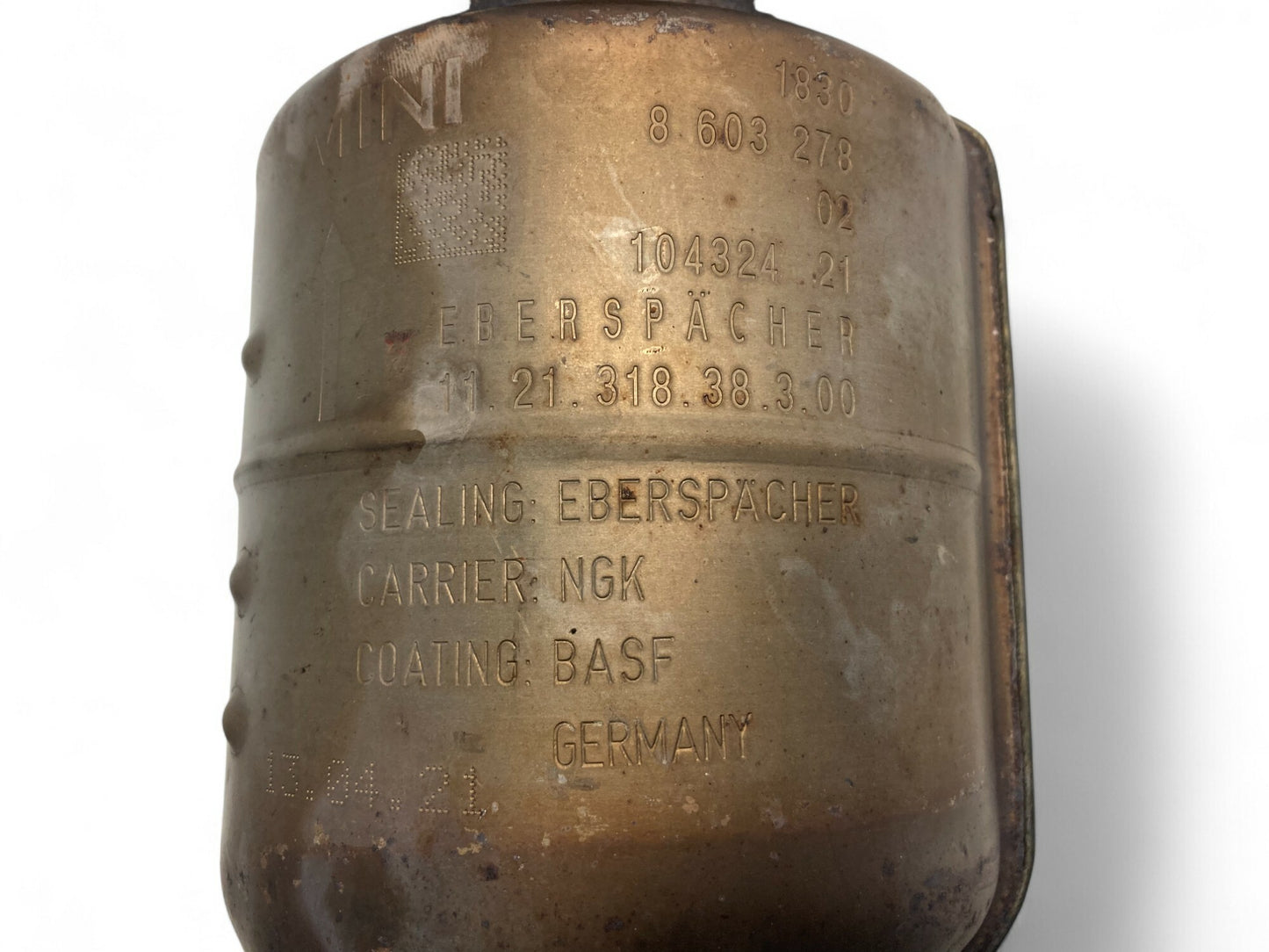 Mini Cooper S Exhaust Center Muffler and Converter 18308616387 F55 F56 F57