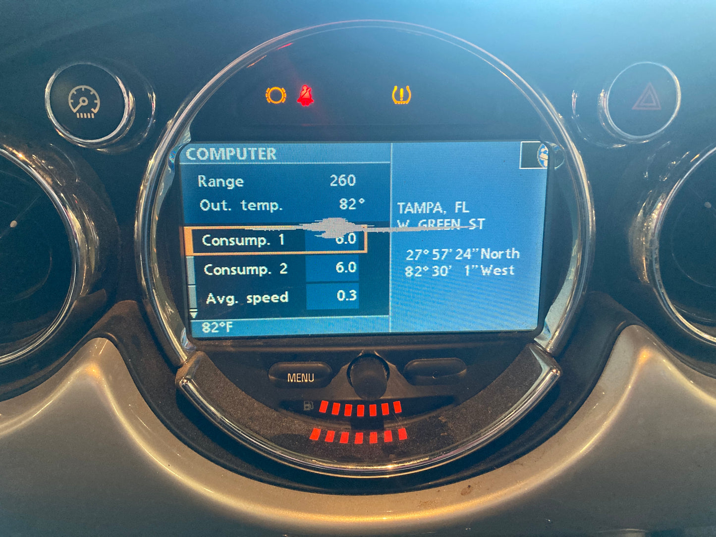 Mini Cooper GPS Navigation Cluster Screen 62109126994 2002-2008 R50 R52 R53 543