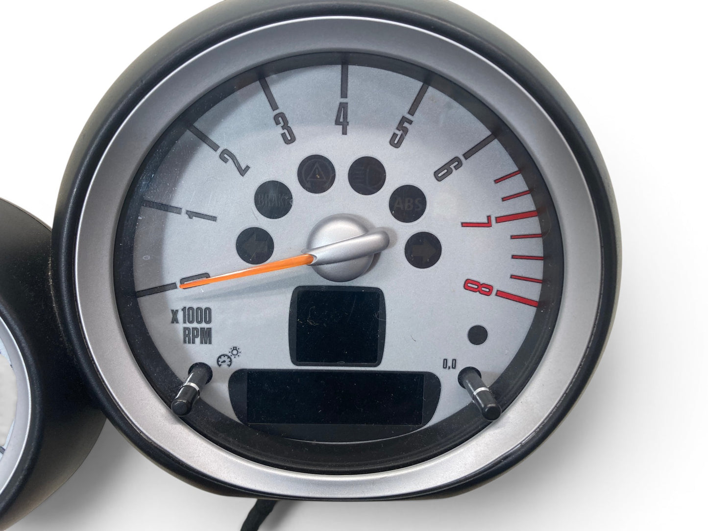 Mini Cooper Convertible Tachometer w/ Always Open Timer Silver 62109325831 09-15 R57