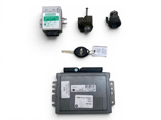 Mini Cooper S DME and Key Set Automatic W11 12147557395 2005-2008 R52 R53 543