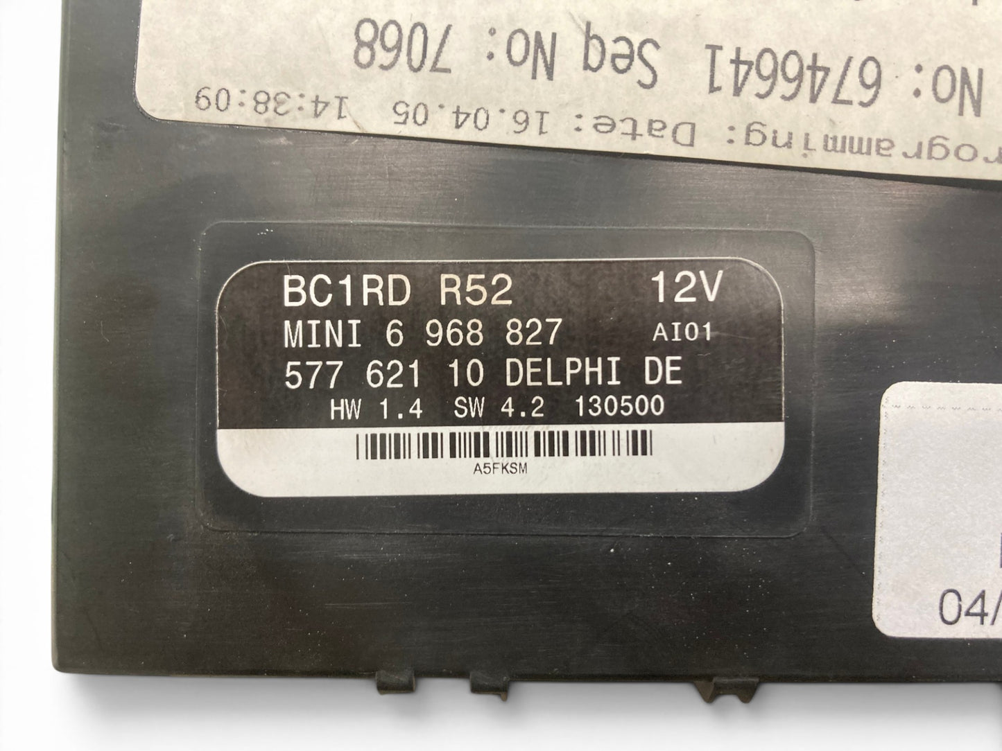 Mini Cooper Body Control Module BCM AT 61356968827 2005-2008 R52 543