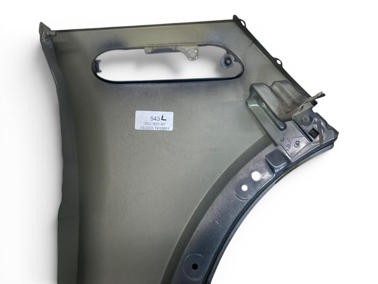 Mini Cooper Left Front Fender Dark Silver 41217037437 02-08 R50 R52 R53 543