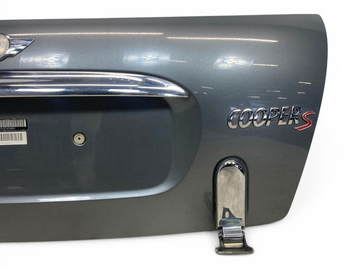 Mini Cooper Convertible Rear Trunk Lid Tailgate Dark Silver 41627132880 05-08 R52 543