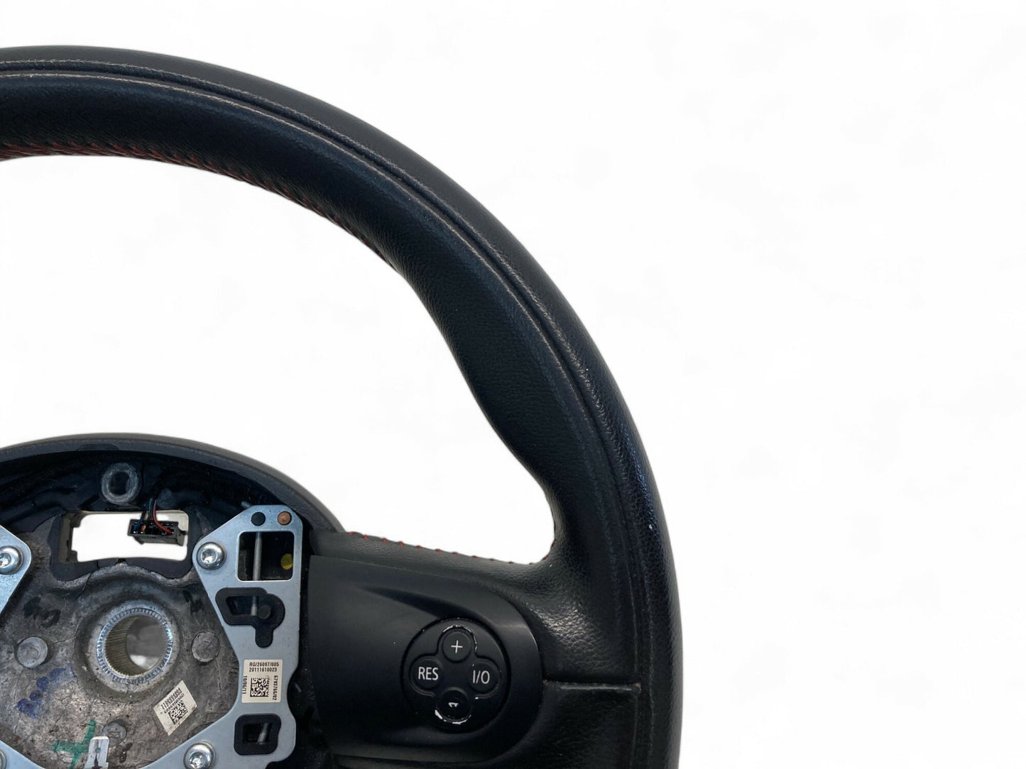 Mini Cooper JCW Steering Wheel Red Stitching MT 32306798801 07-15 R5x R6x 492