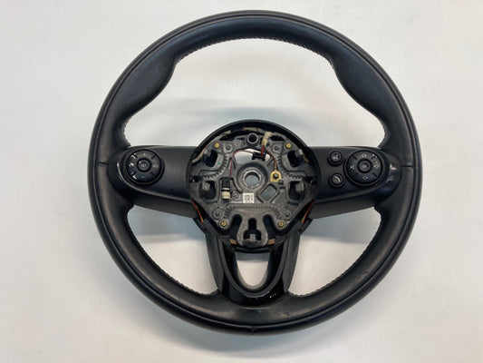 Mini Cooper Black Leather Sport Wheel 32306996047 14-22 F5x F60 422