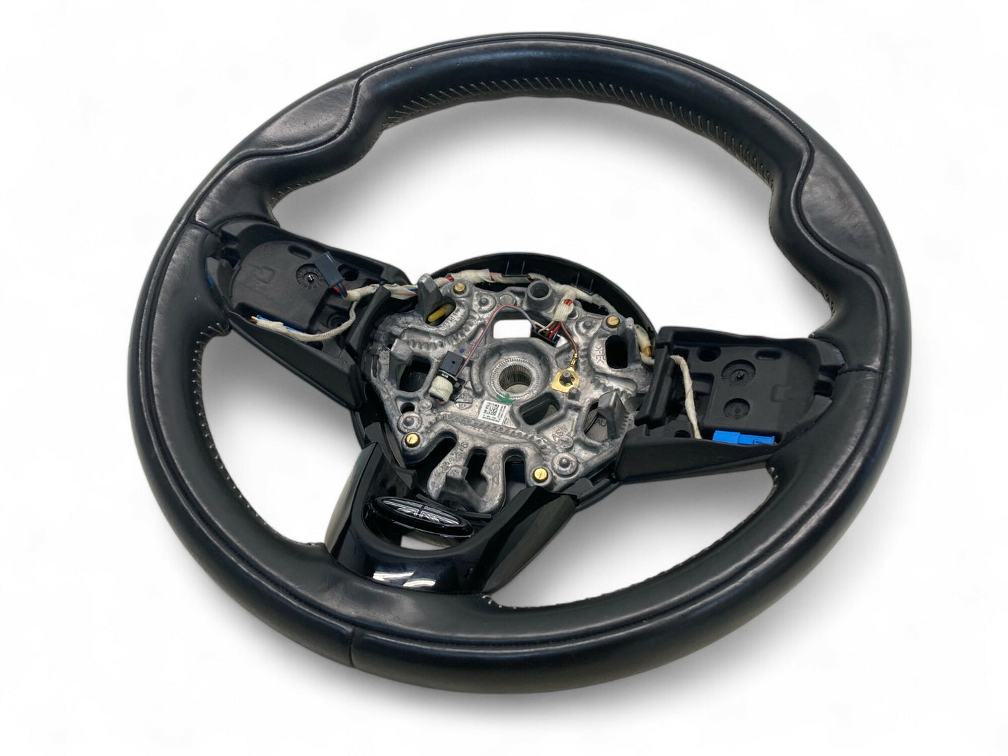 Mini Cooper Steering Wheel Black Leather AT 32306996051 14-22 F5x F60 487