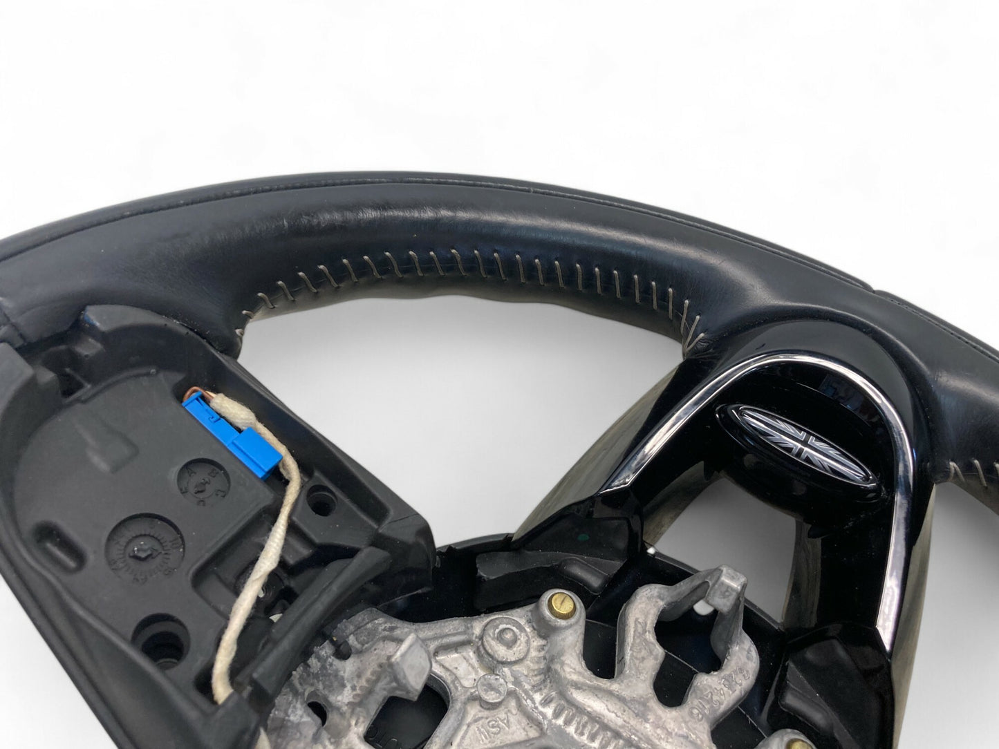 Mini Cooper Steering Wheel Black Leather AT 32306996051 14-22 F5x F60 487