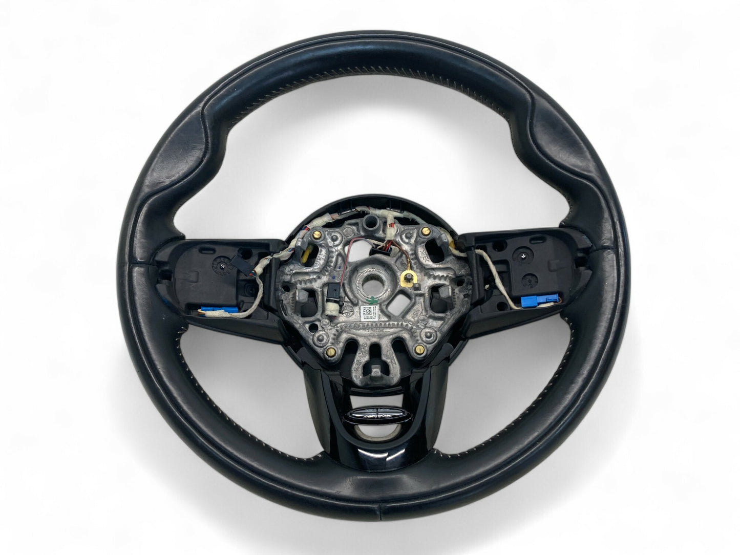 Mini Cooper Steering Wheel Black Leather AT 32306996051 14-22 F5x F60 487