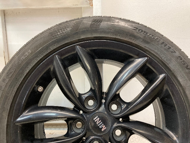 Mini Cooper Wheels 5-Star Double Spoke Black R124 36109804371 11-16 R60 R61 402