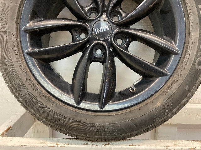Mini Cooper Wheels 5-Star Double Spoke Black R124 36109804371 11-16 R60 R61 402