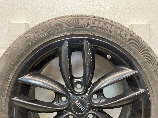 Mini Cooper Wheels 5-Star Double Spoke Black R124 36109804371 11-16 R60 R61 402