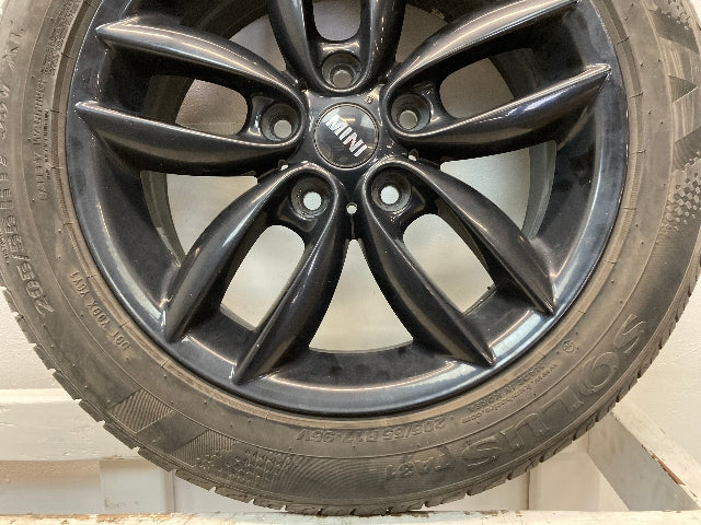 Mini Cooper Wheels 5-Star Double Spoke Black R124 36109804371 11-16 R60 R61 402