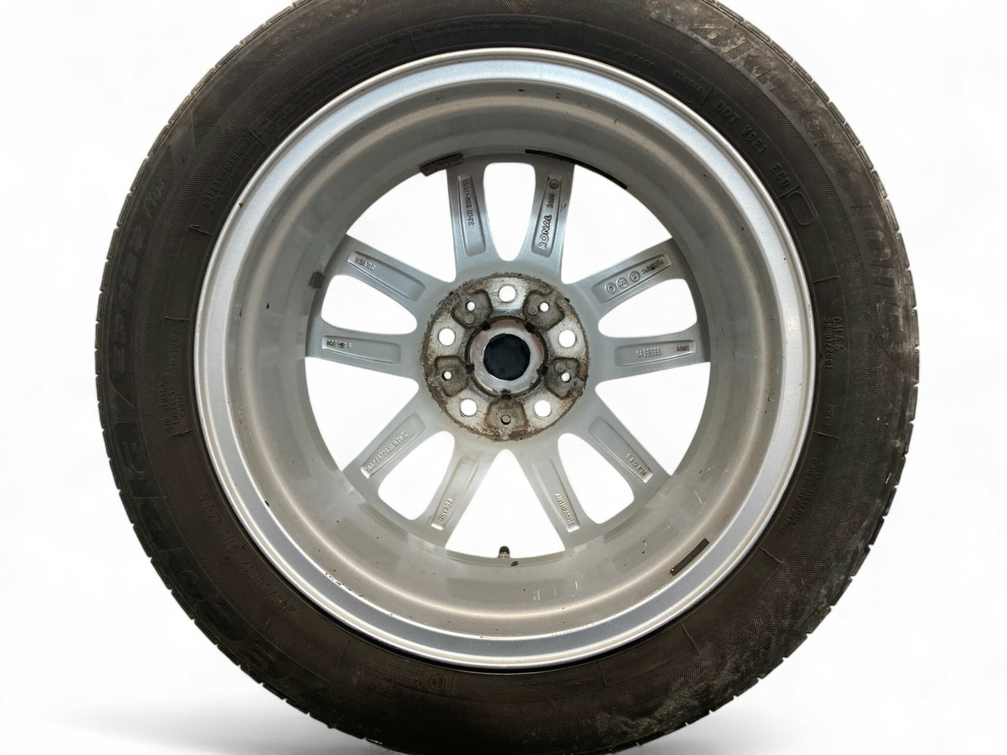 Mini Cooper 17" Silver 5-Star Triangle Spoke Wheel Set R141 36109811730 11-16 R6x 484