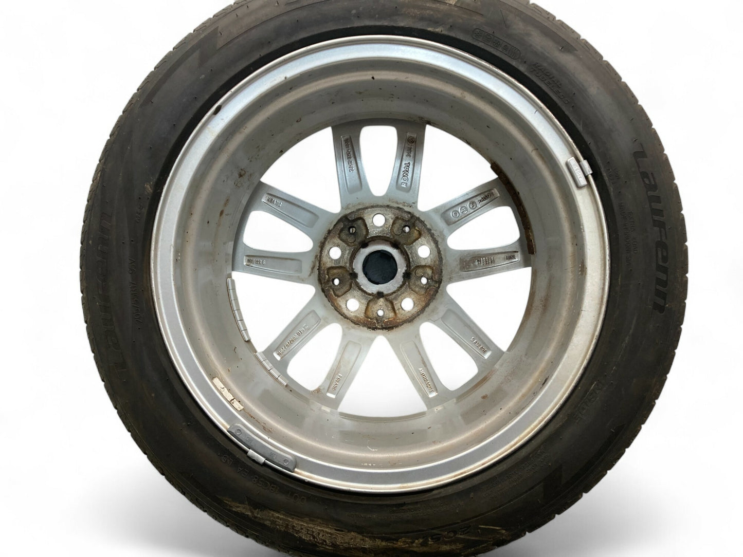 Mini Cooper 17" Silver 5-Star Triangle Spoke Wheel Set R141 36109811730 11-16 R6x 484