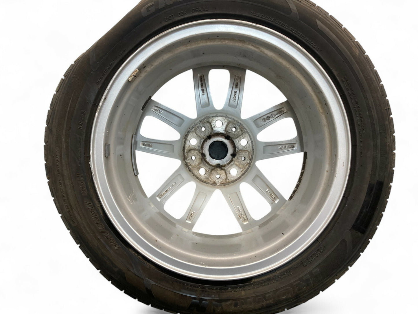 Mini Cooper 17" Silver 5-Star Triangle Spoke Wheel Set R141 36109811730 11-16 R6x 484