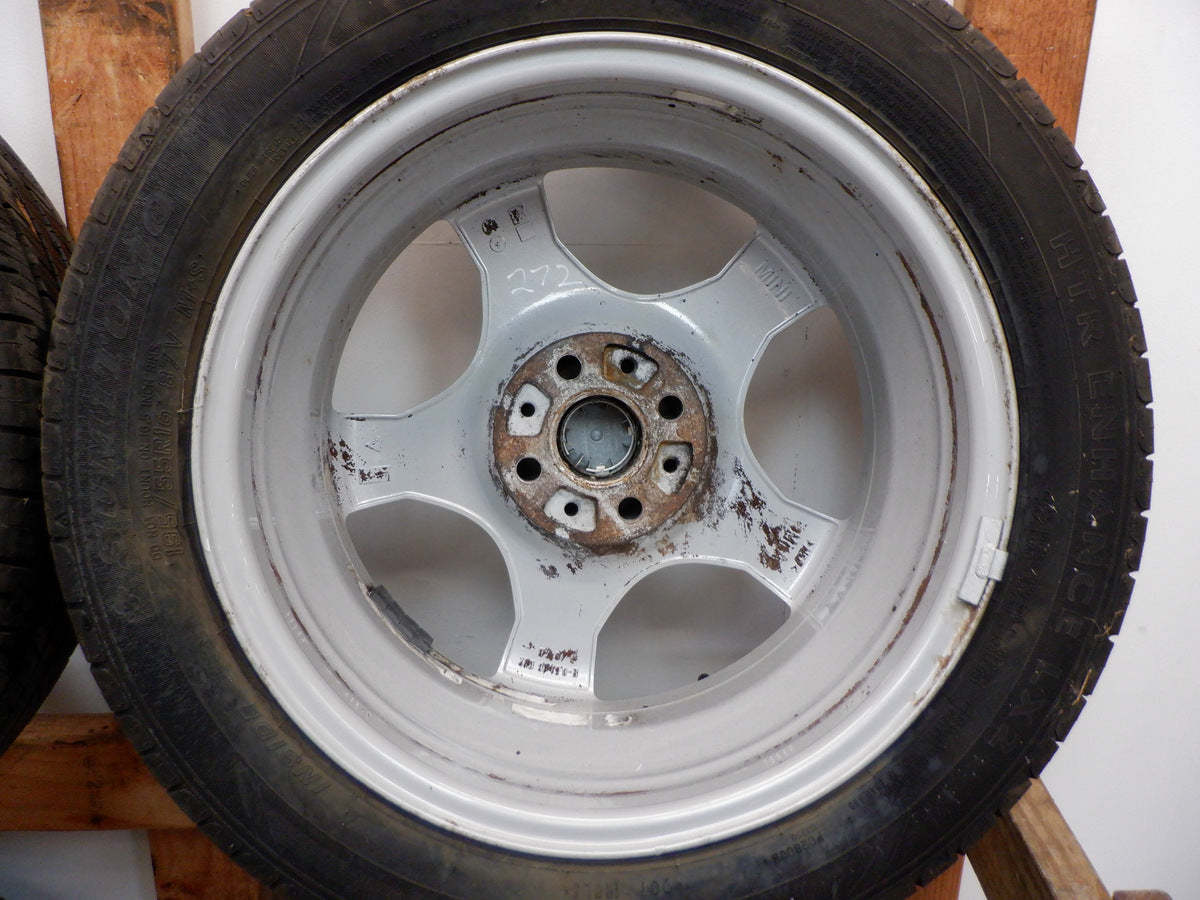 Mini Cooper 16" 5-Star Spoke R83 Silver Wheels 16x6.5 4x100 36111512348 02-15 272