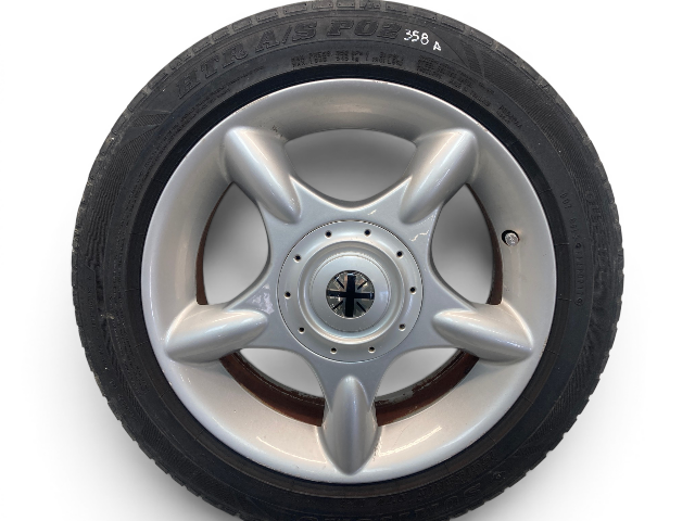 Mini Cooper 16" Silver 5-Spider Spoke Wheel Set R83 36111512348 02-15 R5x 358
