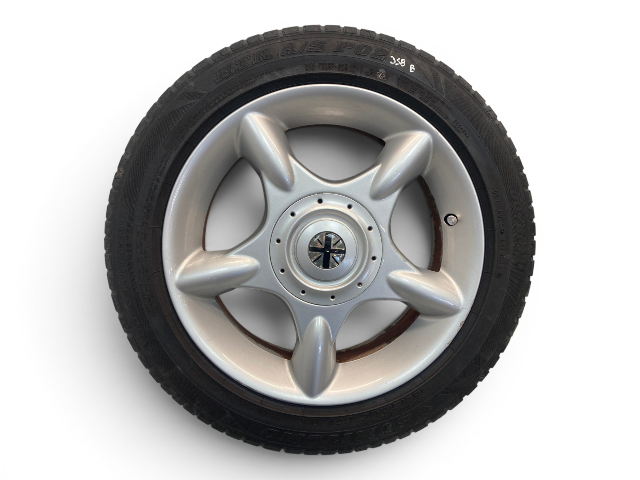 Mini Cooper 16" Silver 5-Spider Spoke Wheel Set R83 36111512348 02-15 R5x 358