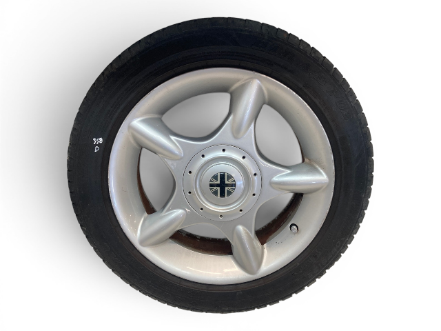 Mini Cooper 16" Silver 5-Spider Spoke Wheel Set R83 36111512348 2002-2015 R5x 358