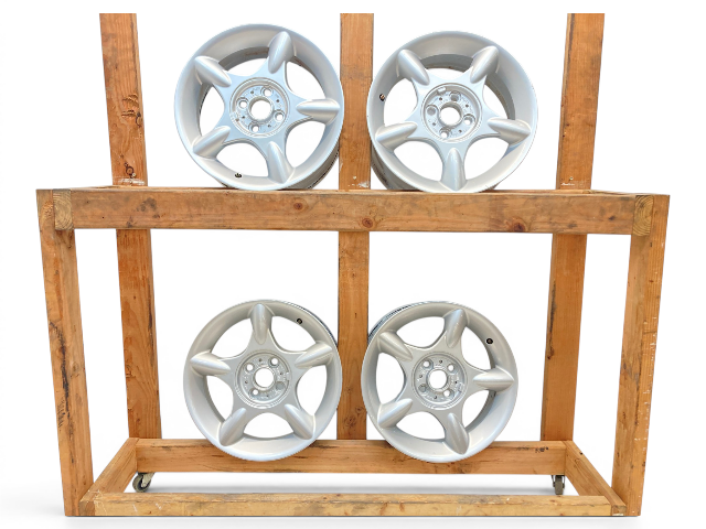 Mini Cooper 16" Silver 5-Spider Spoke Wheel Set R83 36111512348 2002-2015 R5x A