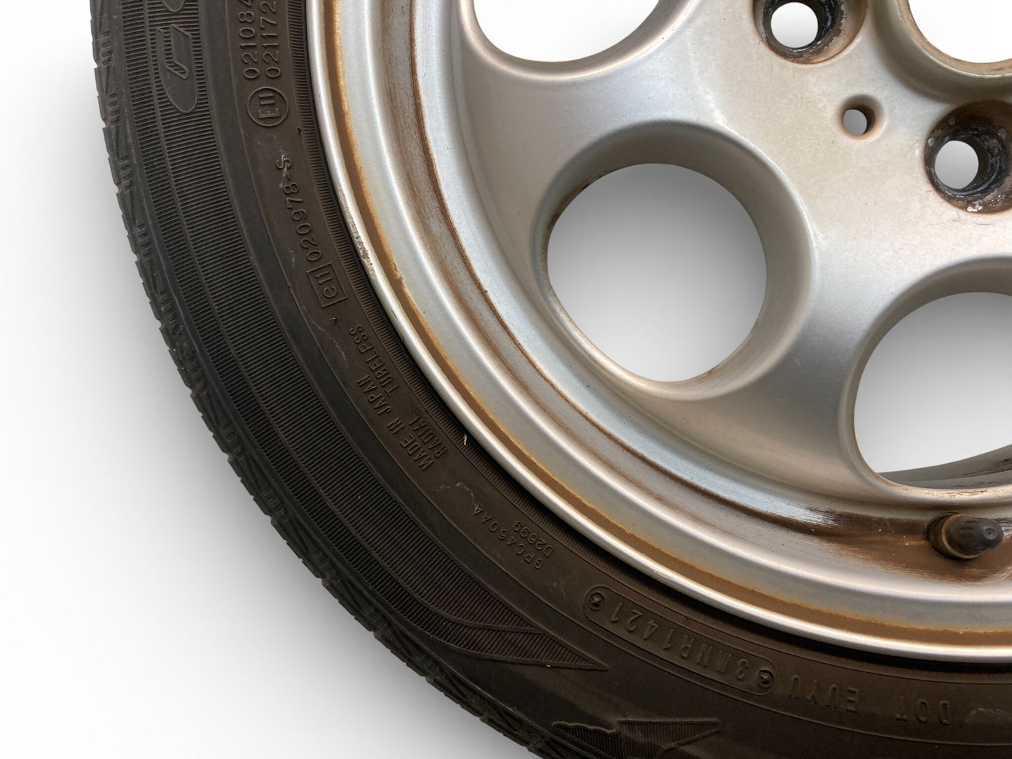 Mini Cooper 15" Silver 7-Hole Wheel Set R81 36111512458 2002-2015 R5x 529