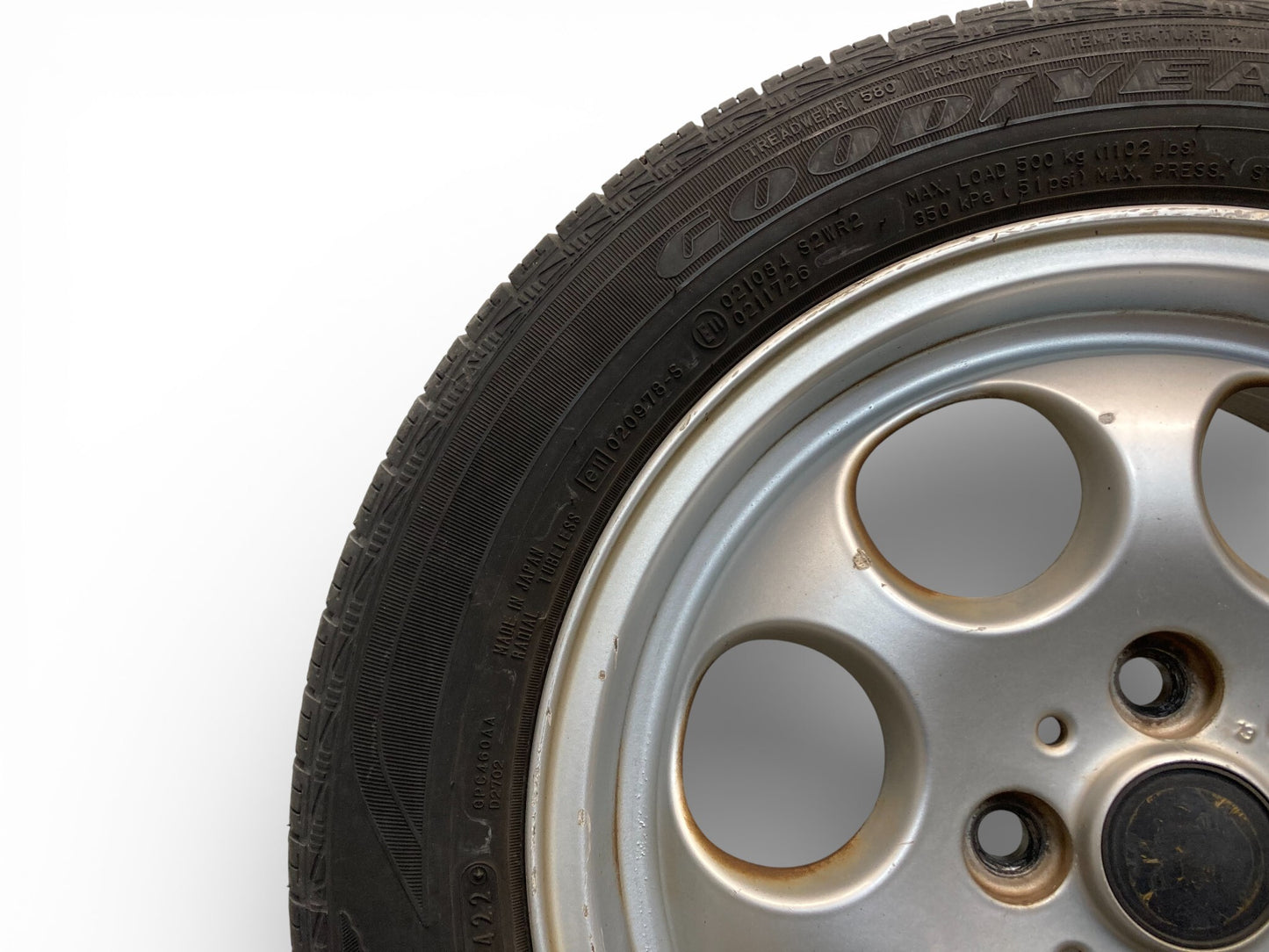 Mini Cooper 15" Silver 7-Hole Wheel Set R81 36111512458 2002-2015 R5x 529