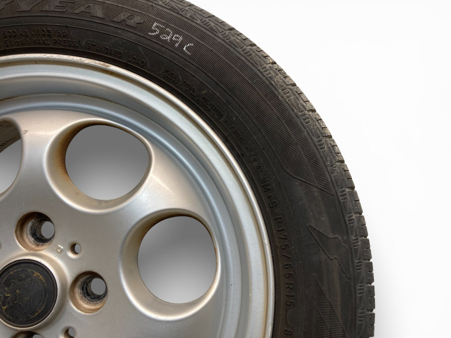 Mini Cooper 15" Silver 7-Hole Wheel Set R81 36111512458 2002-2015 R5x 529