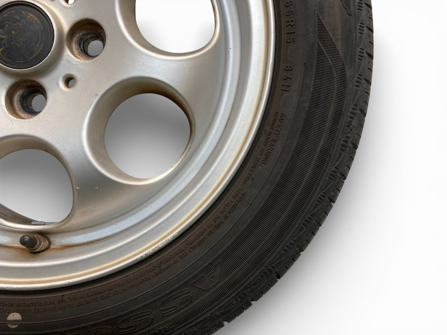 Mini Cooper 15" Silver 7-Hole Wheel Set R81 36111512458 2002-2015 R5x 529